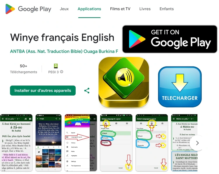 Winye sur Play Store.jpg